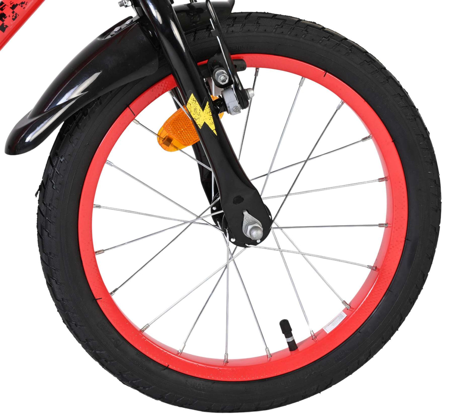 Bicicletta per bambini Disney Autos Disney Cars - ragazzi - 16 pollici - rossa