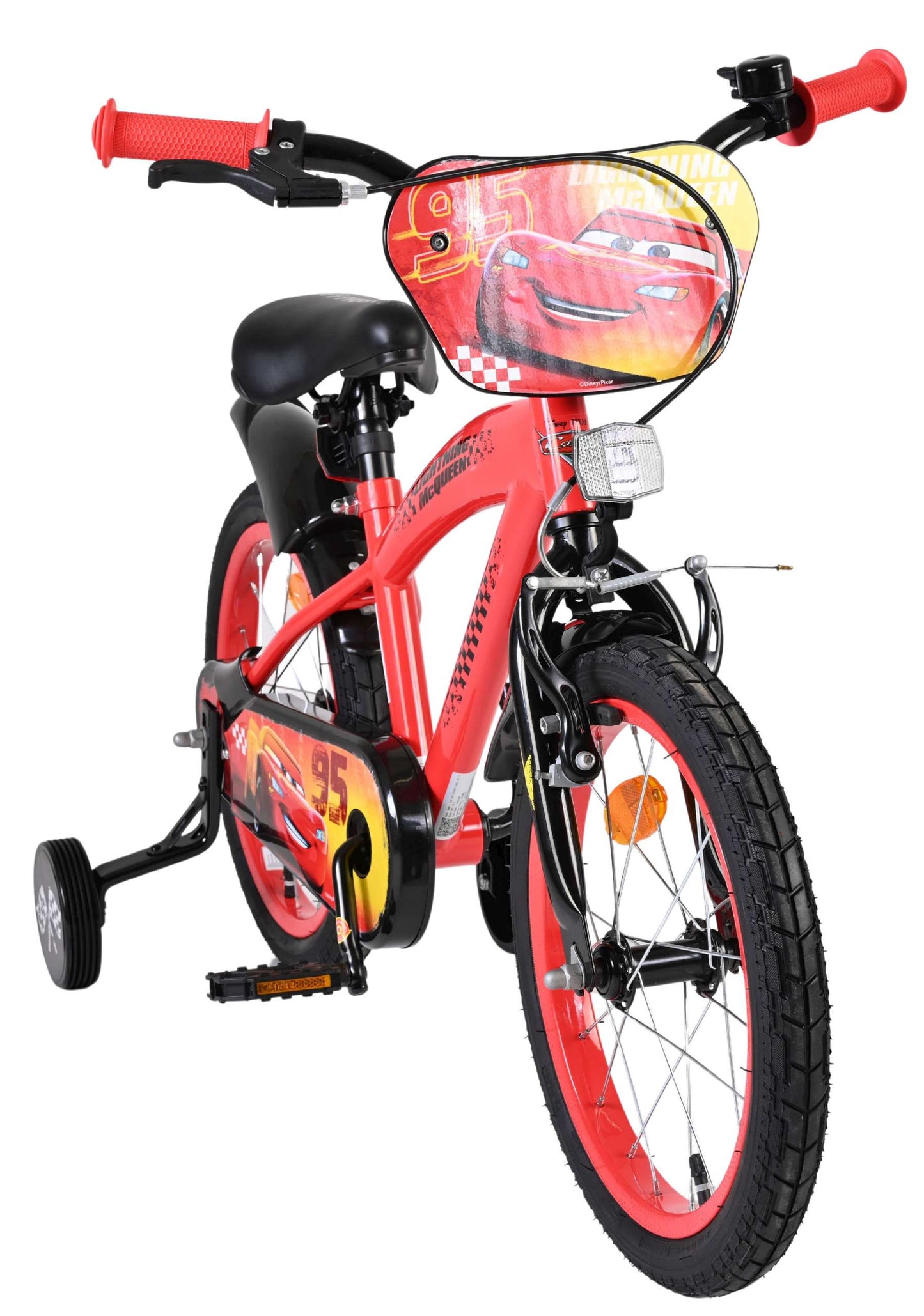 Bicicletta per bambini Disney Autos Disney Cars - ragazzi - 16 pollici - rossa