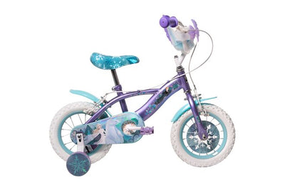 Disney die eiskönigin disney frozen 2 bicicletta per bambini - ragazze - 12 pollici - blu viola - due freni a mano