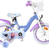 Volare disney frozen 2 kinderfiets - meisjes - 14 inch - blauw paars - twee handremmen