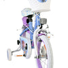 Volare disney frozen 2 kinderfiets - meisjes - 14 inch - blauw paars - twee handremmen