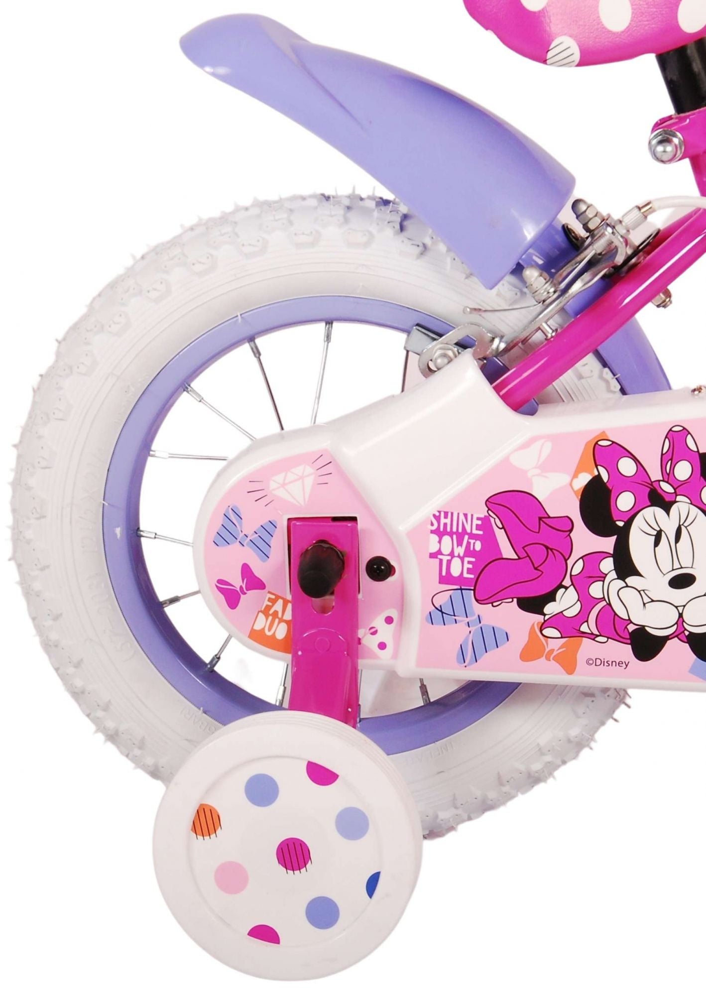 Disney Minnie Cutest di sempre! Bicycle per bambini - Girls - 12 pollici - Pink - Due freni a mano