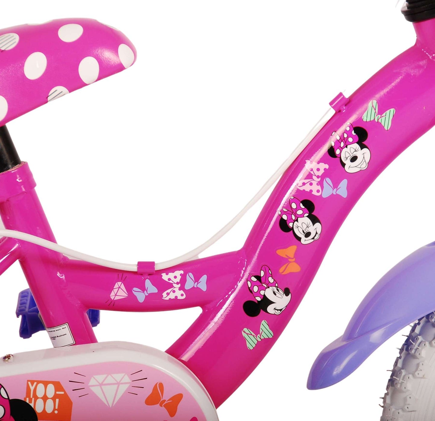 Disney Minnie Cutest di sempre! Bicycle per bambini - Girls - 12 pollici - Pink - Due freni a mano