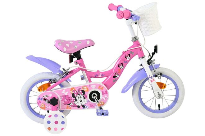 Minnie Disney più carina di sempre! Bicicletta per bambini - ragazze - 12 pollici - rosa - due freni a mano