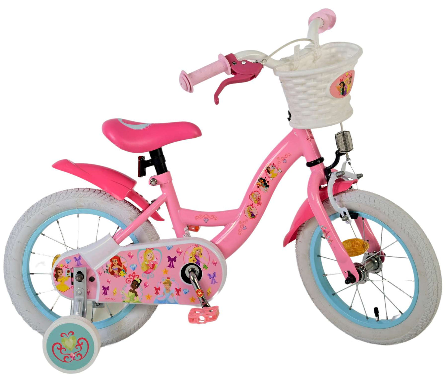 Disney Princess Kinderfiets Meisjes 14 inch Roze