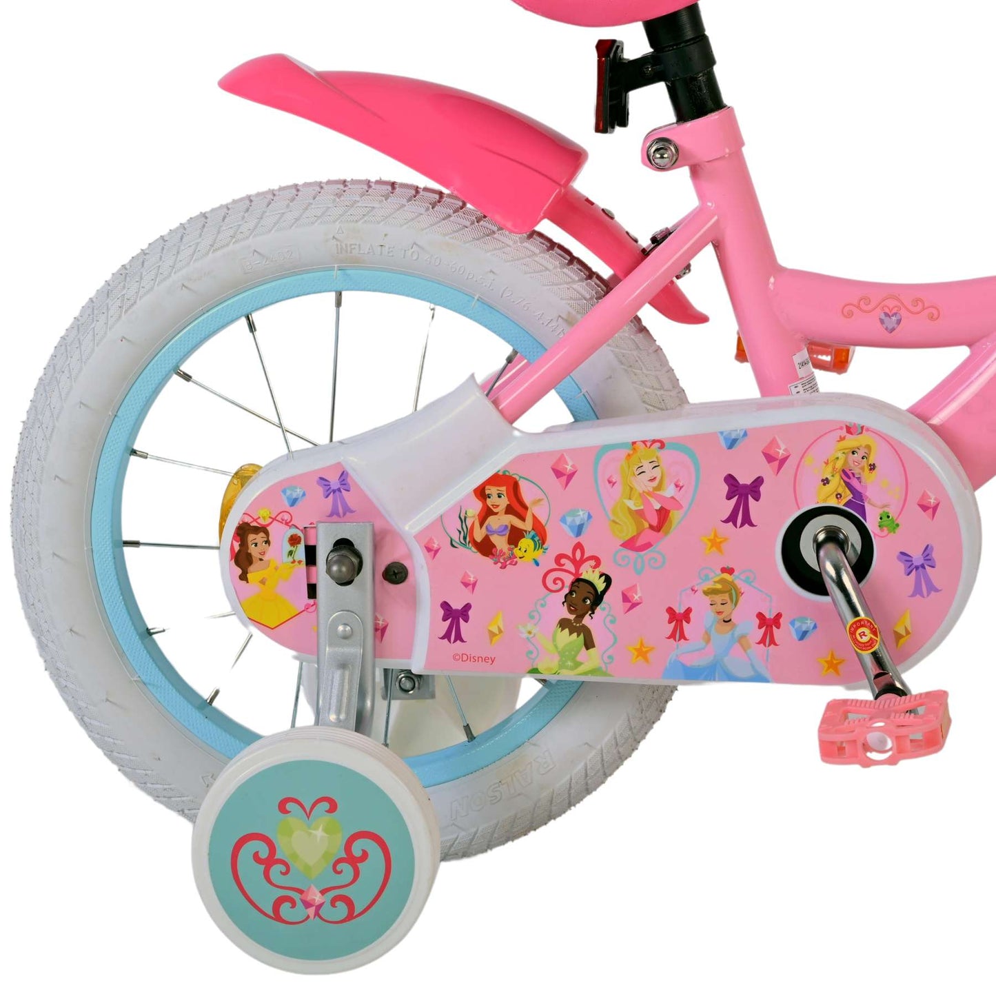 Disney Princess Kinderfiets Meisjes 14 inch Roze