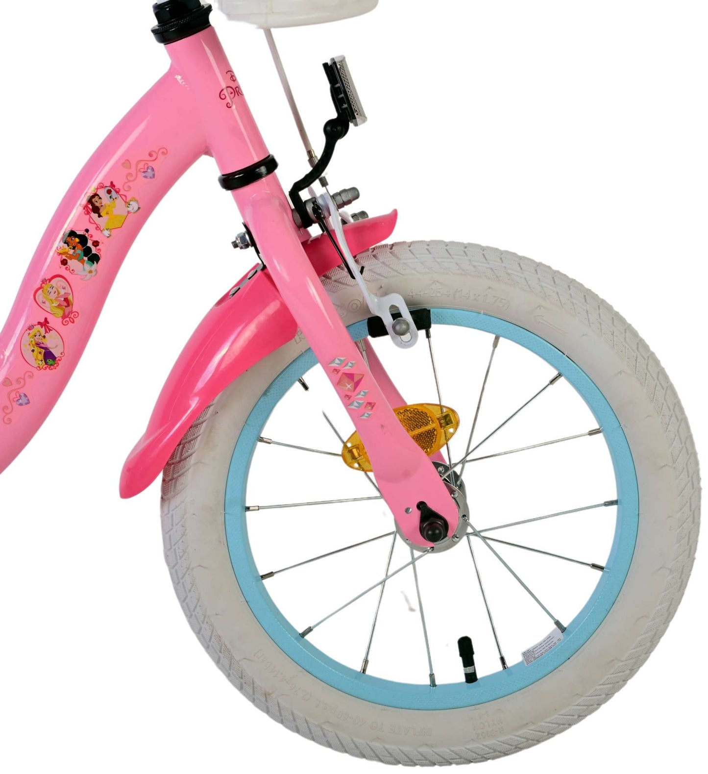 Disney Princess Kinderfiets Meisjes 14 inch Roze