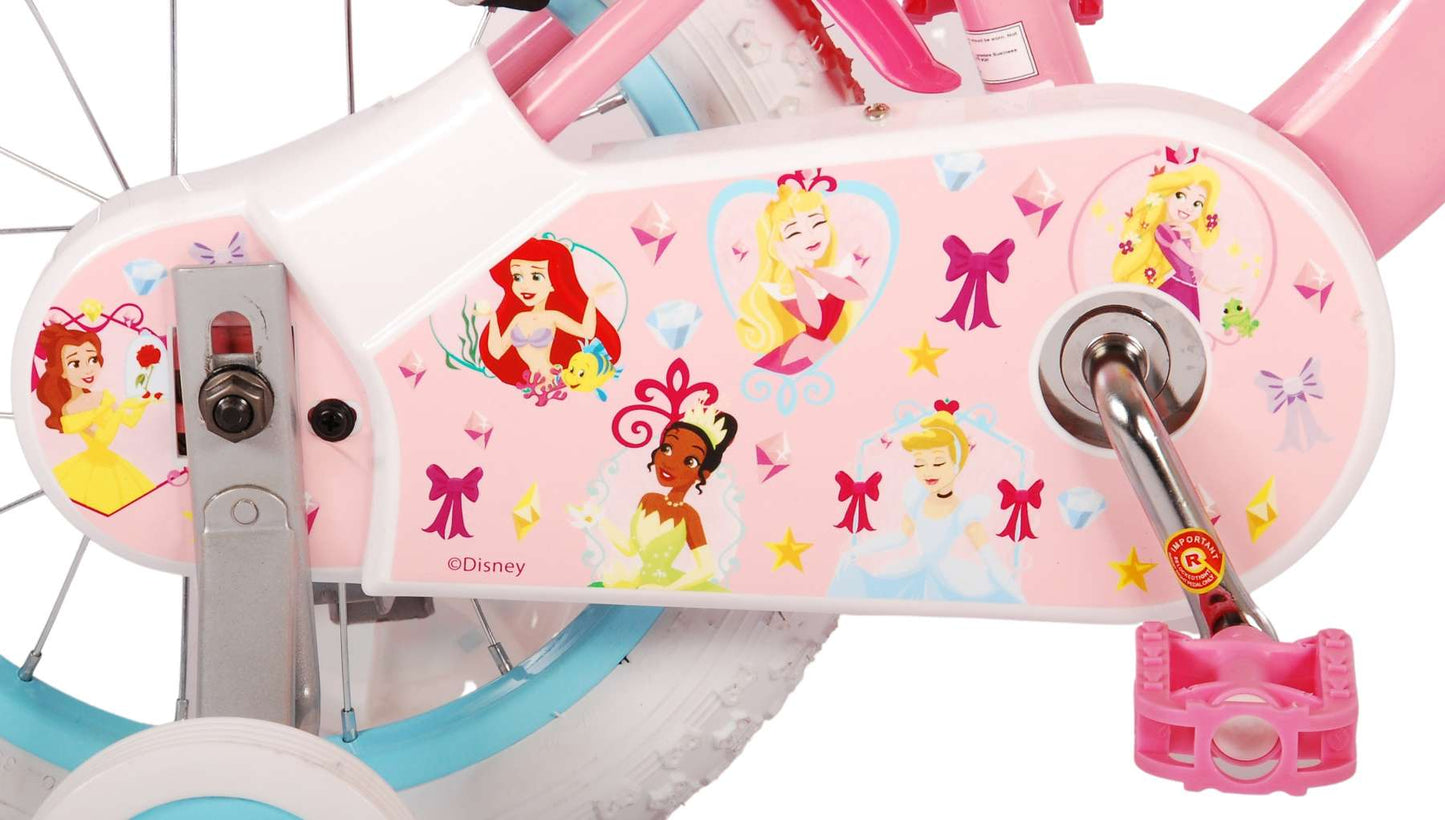 Disney Princess Children's Bicycle - Girls - 14 pollici - Pink - Frani a due mani