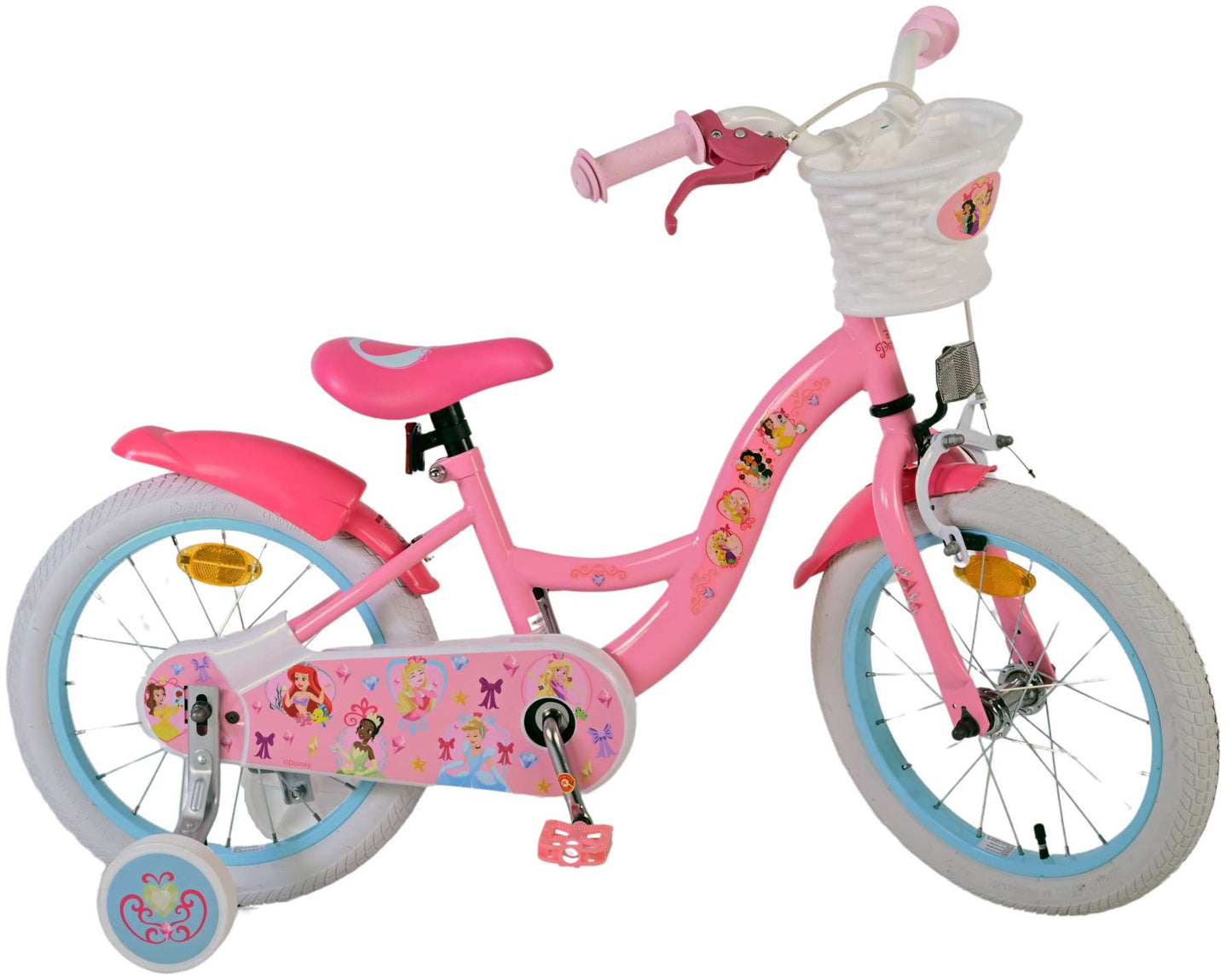 Disney 16 inch fiets princess roze 21580