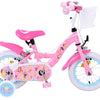 Volare magic royals kinderfiets - meisjes - 12 inch - roze - twee handremmen