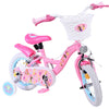 Volare magic royals kinderfiets - meisjes - 12 inch - roze - twee handremmen