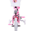 Volare magic royals kinderfiets - meisjes - 12 inch - roze - twee handremmen
