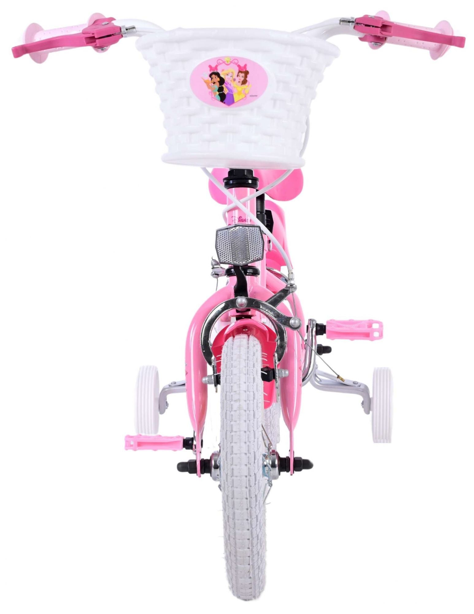 Volare magic royals kinderfiets - meisjes - 12 inch - roze - twee handremmen