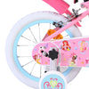Volare magic royals kinderfiets - meisjes - 14 inch - roze - twee handremmen