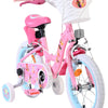 Disney prinzessin disney princess kinderfiets - meisjes - 14 inch - roze - twee handremmen