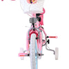 Disney prinzessin disney princess kinderfiets - meisjes - 14 inch - roze - twee handremmen