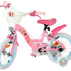Disney prinzessin disney princess kinderfiets - meisjes - 14 inch - roze - twee handremmen