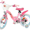 Volare magic royals kinderfiets - meisjes - 14 inch - roze - twee handremmen