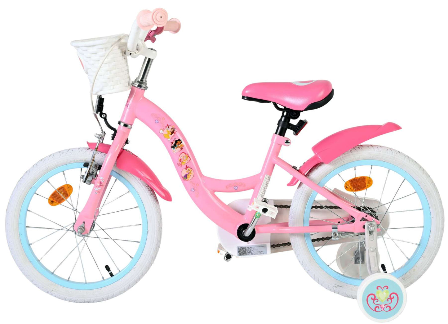 Disney prinzessin yipeeh 16 inch fiets princess roze 20600