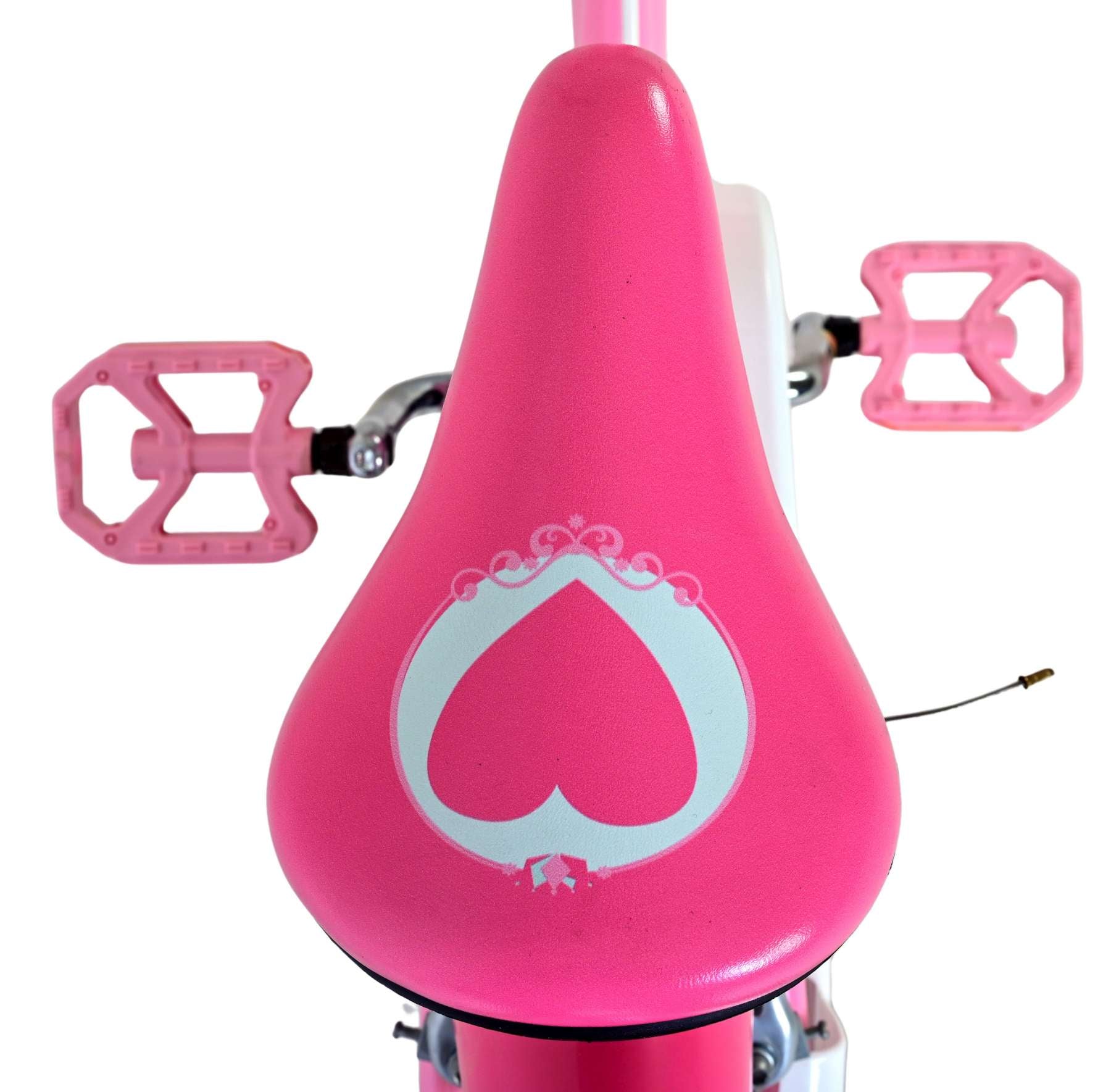 Volare magic royals kinderfiets - meisjes - 16 inch - roze - twee handremmen