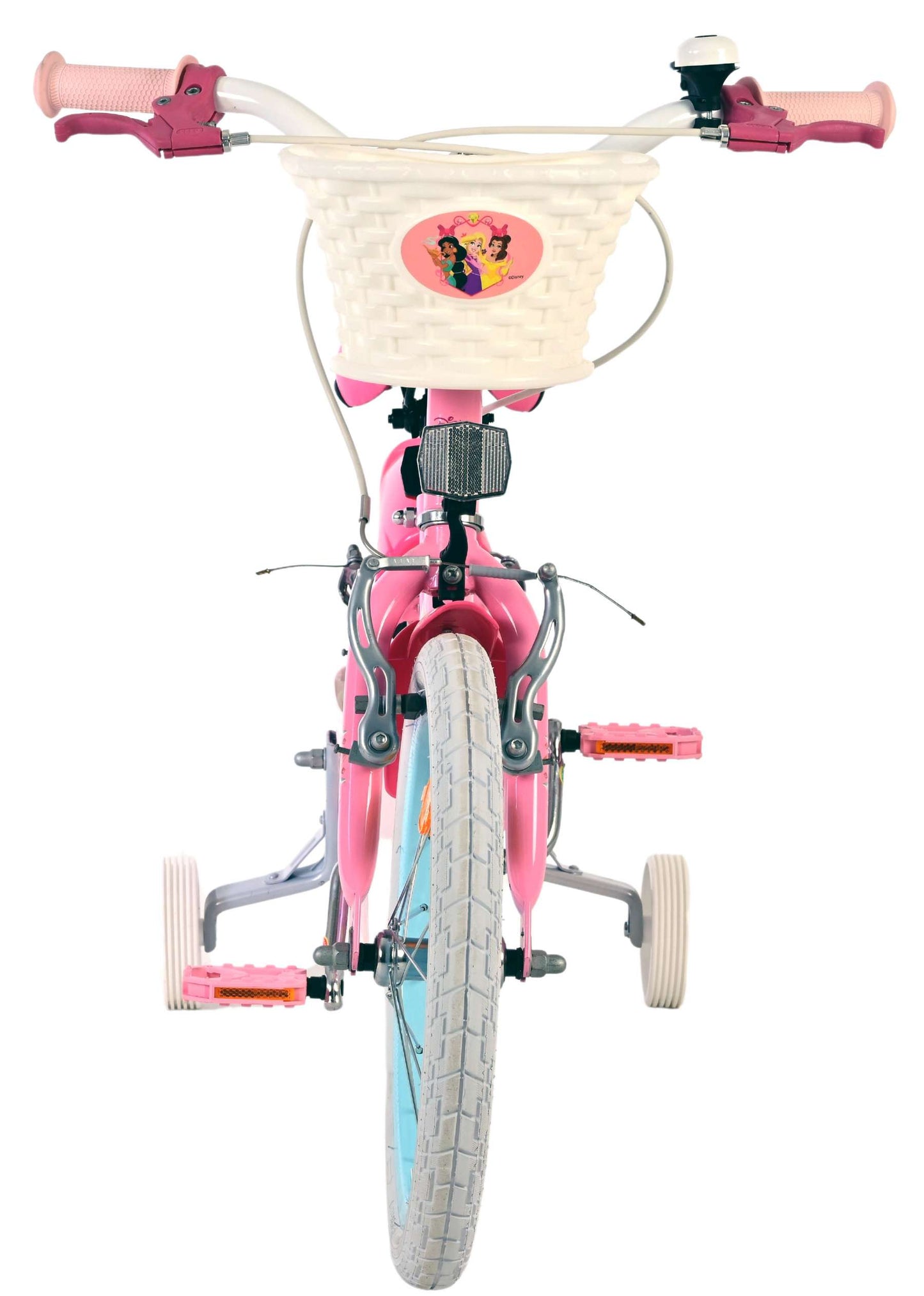Volare magic royals kinderfiets - meisjes - 16 inch - roze - twee handremmen