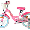 Volare magic royals kinderfiets - meisjes - 16 inch - roze - twee handremmen