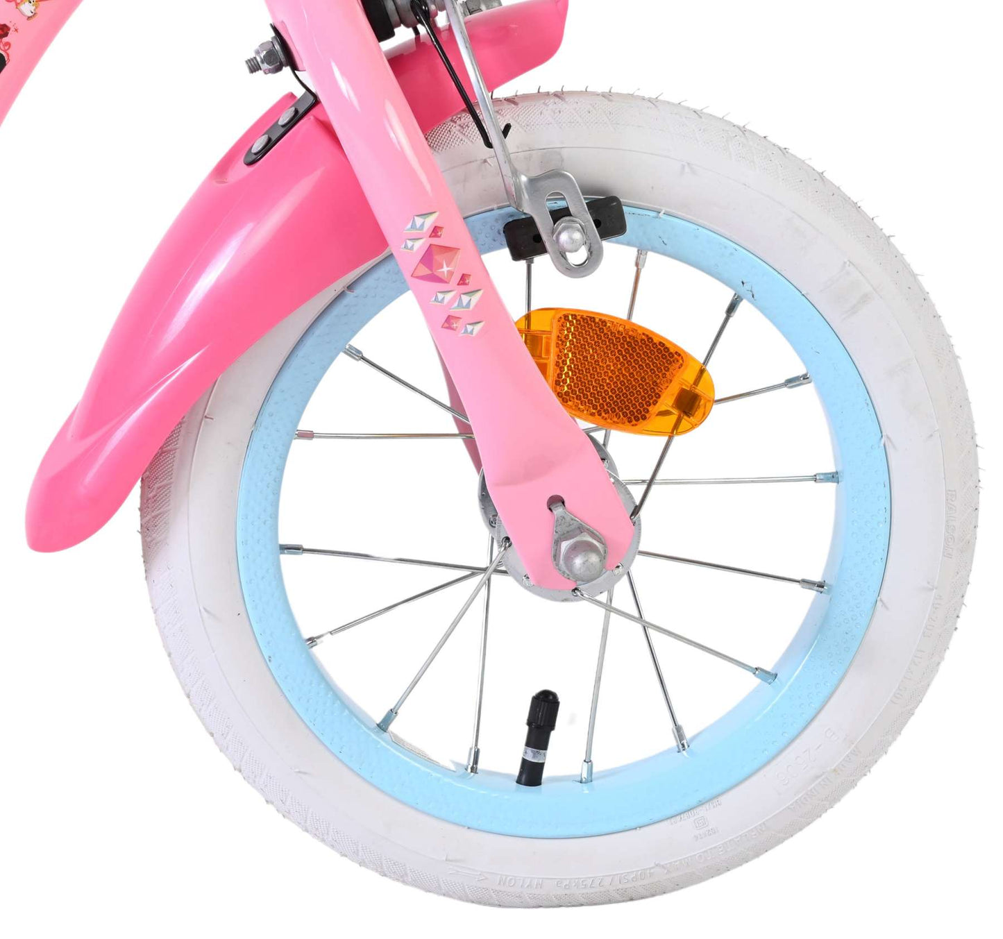 Bicicletta per bambini Disney Princess Disney Princess - ragazze - 12 pollici - rosa - due freni a mano