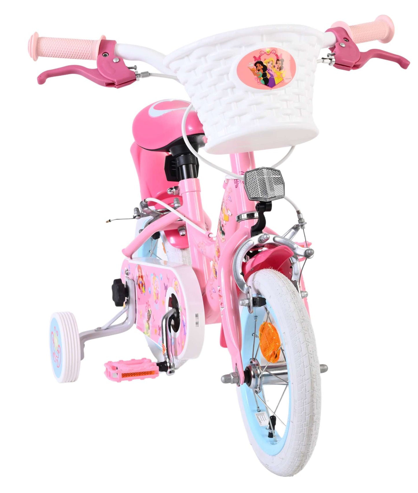 Bicicletta per bambini Disney Princess Disney Princess - ragazze - 12 pollici - rosa - due freni a mano