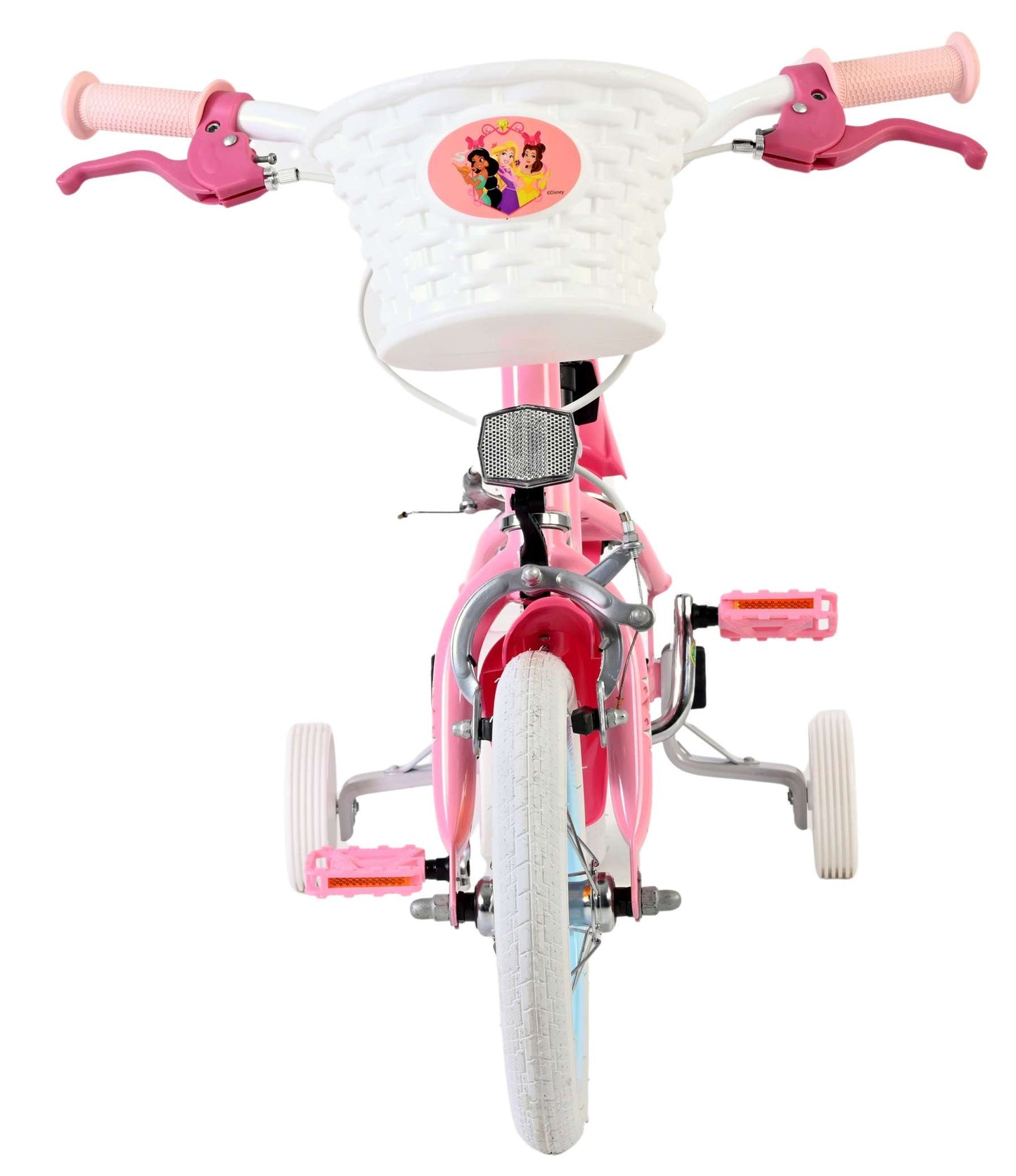 Bicicletta per bambini Disney Princess Disney Princess - ragazze - 12 pollici - rosa - due freni a mano