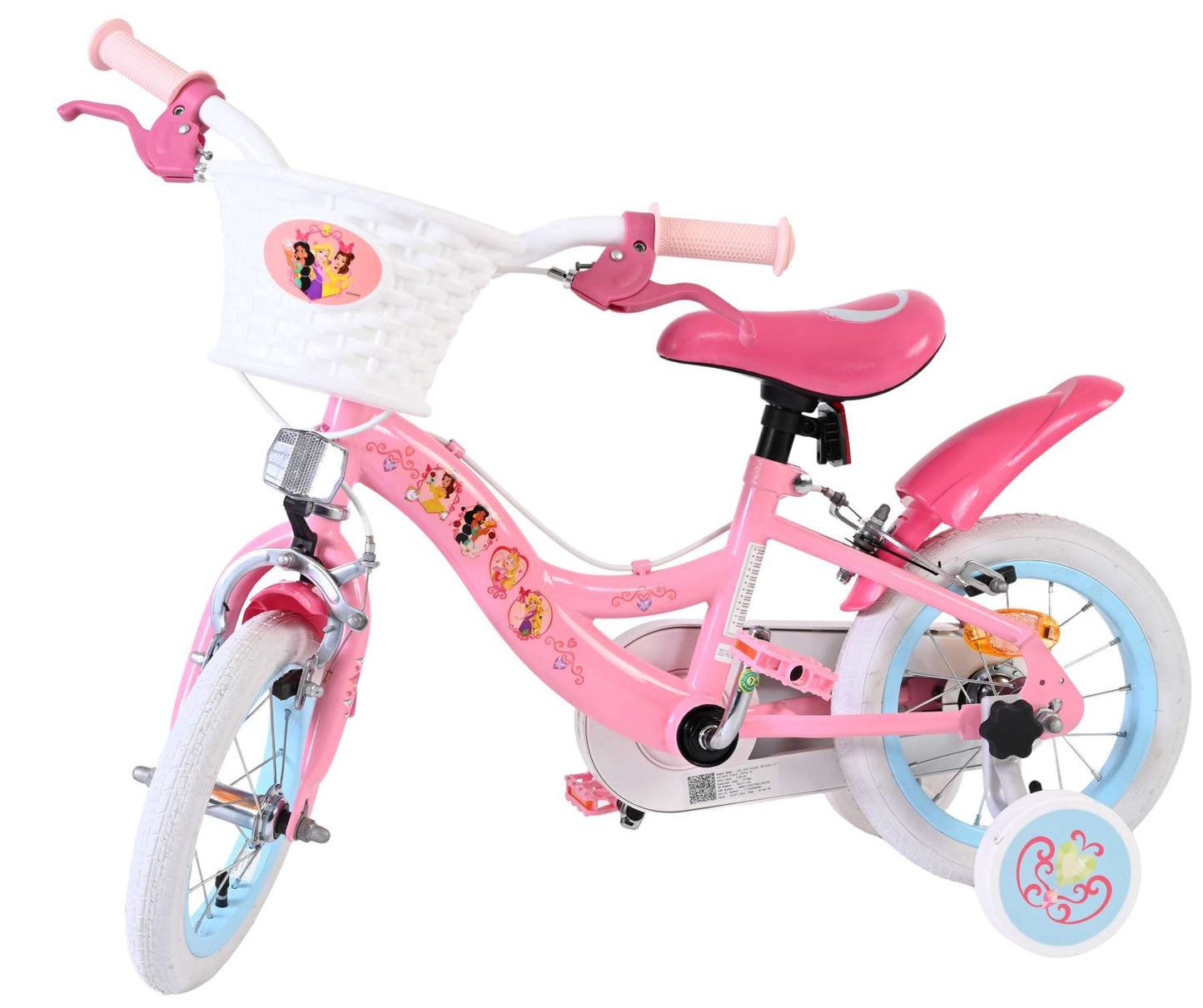 Bicicletta per bambini Disney Princess Disney Princess - ragazze - 12 pollici - rosa - due freni a mano
