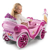Disney princesas princesas de disney caballo con carruaje - correpasillos eléctrico