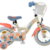 Stich disney stitch kinderfiets - meisjes - 12 inch - twee handremmen - crème koraal blauw