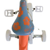 Stich disney stitch kinderfiets - meisjes - 12 inch - twee handremmen - crème koraal blauw