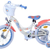 Stitch Stitch Kinderfiets Meisjes 16 inch Crème Koraal Blauw Twee handremmen