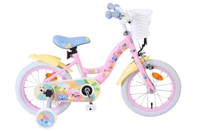 Bicicletta per bambini Stich Disney Stitch - ragazze - 14 pollici - rosa