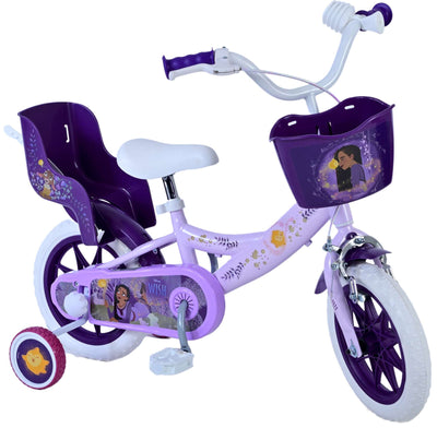 Wish Wish Wish Children's Bike Girls da 12 pollici viola