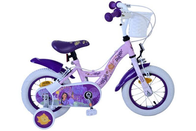 Wish Wish Wish Children's Bike Girls da 12 pollici viola due freni a mano