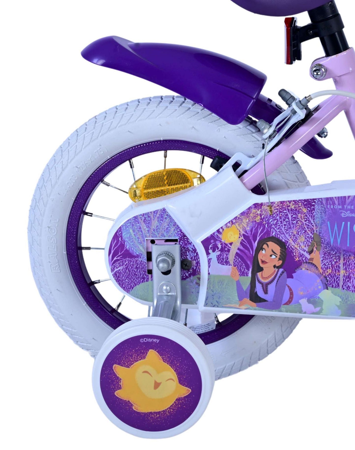 Virere Wish Children's Bike Girls da 12 pollici viola freni a due mani