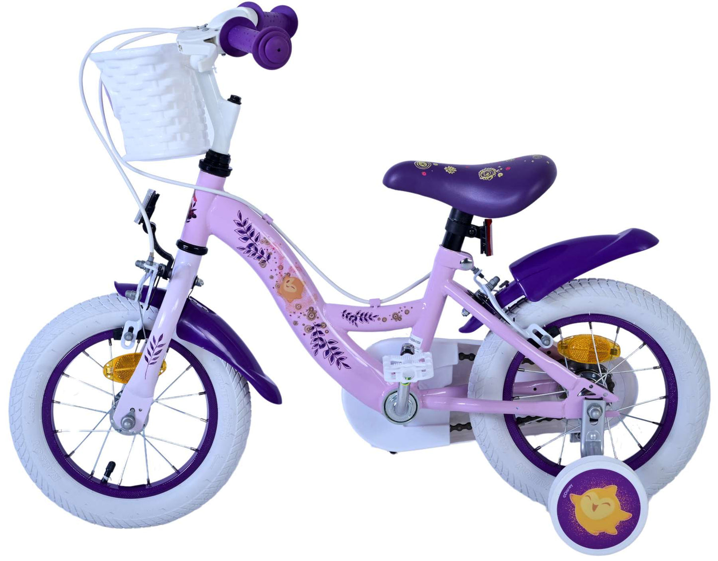 Volare Wish Children's Bike Girls 12 pulgadas Púrpura de dos manos de los frenos de mano
