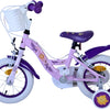 Wunsch disney wish kinderfiets - meisjes - 12 inch - paars - twee handremmen