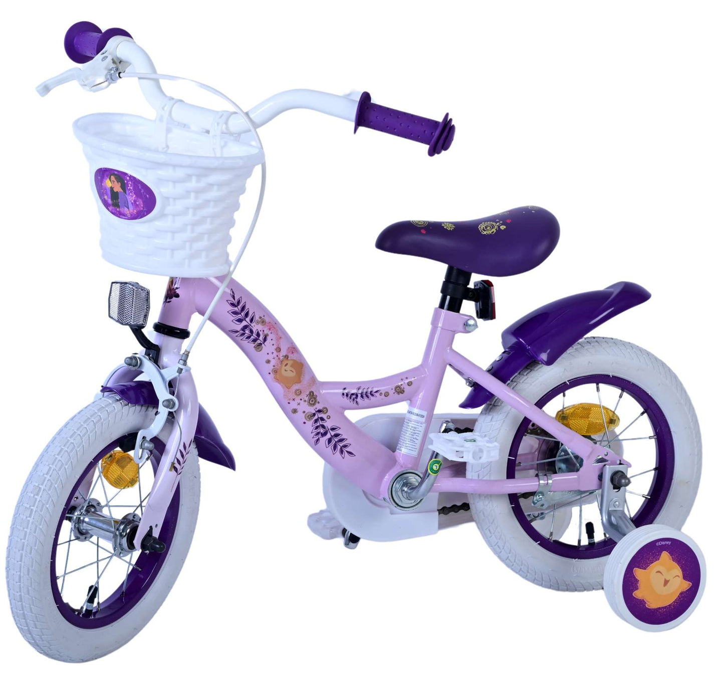 Wish Wish Children's Bike Girls 12 pulgadas Purple