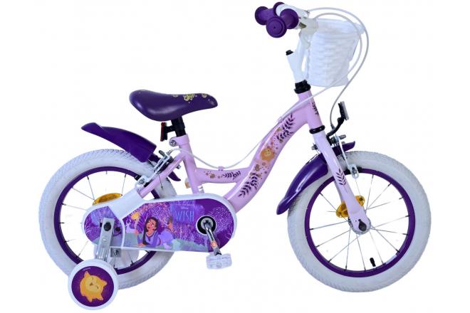 Wish Wish Kinderfiets Meisjes 14 inch Paars Twee handremmen