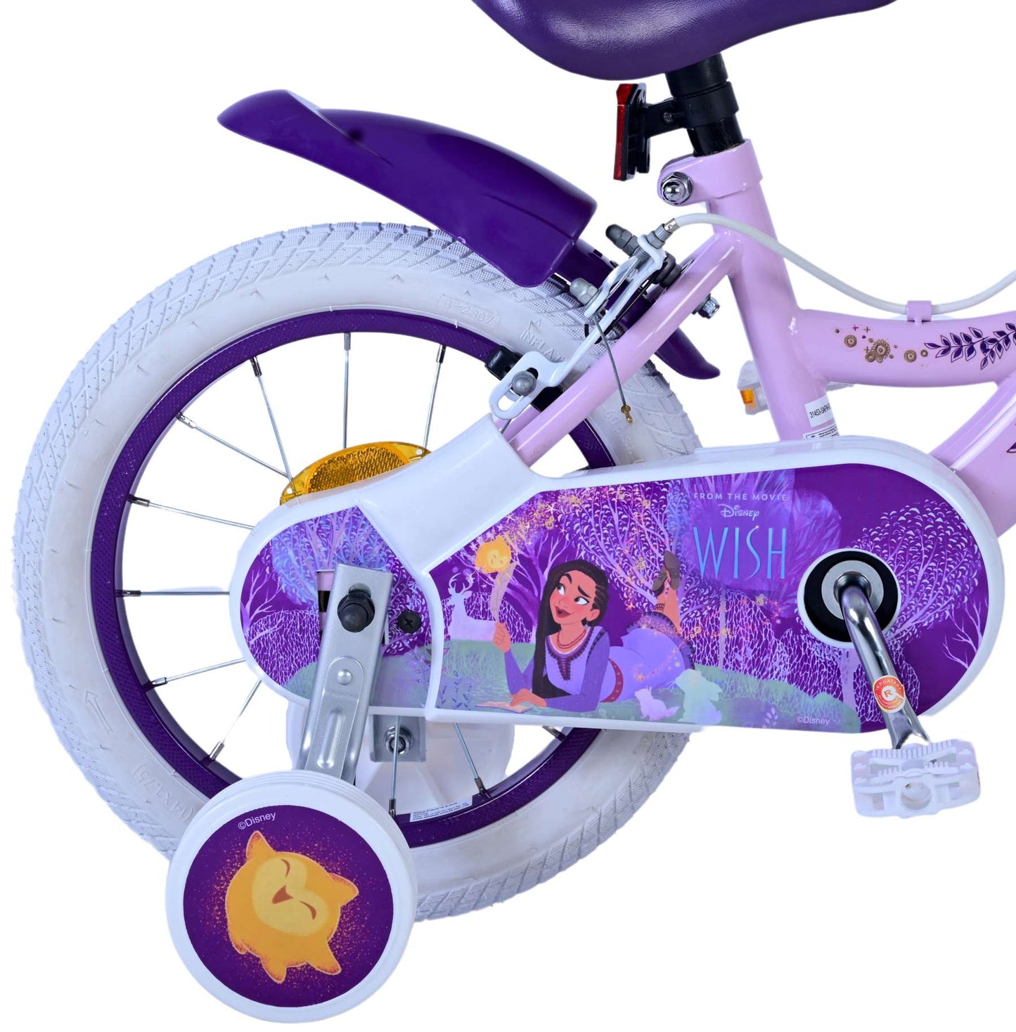 Wish Wish Kinderfiets Meisjes 14 inch Paars Twee handremmen