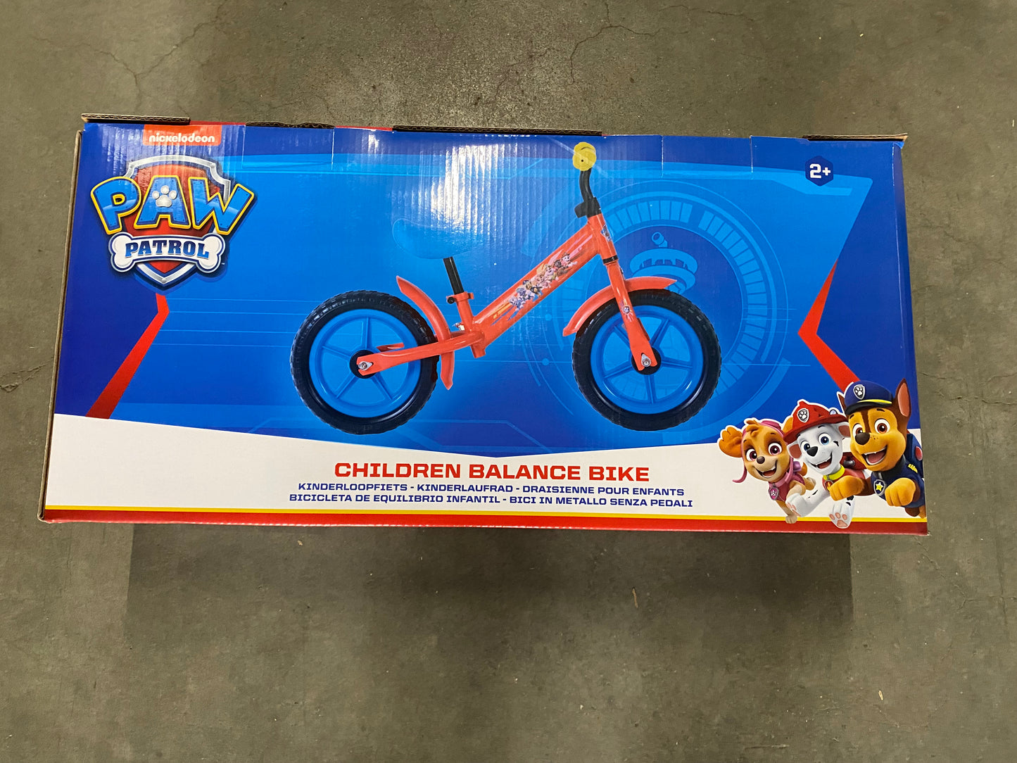 Paw Patrol Patrol Balance Bike Metal