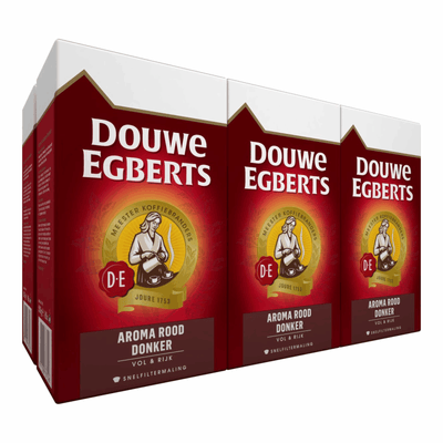 Douwe Egberts aroma rosso filtro rapido (6x 500gr)