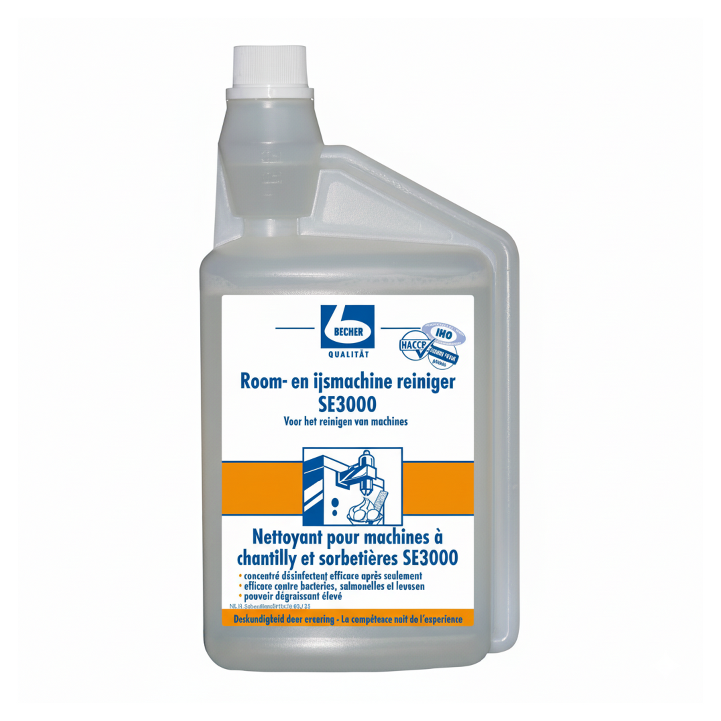 Dr. becher detergente per macchine per panna montata e gelato (1 litro)