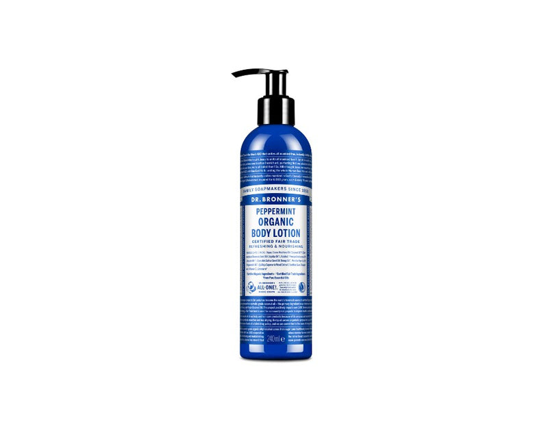 Dr. Menta de la loción corporal de Bronner