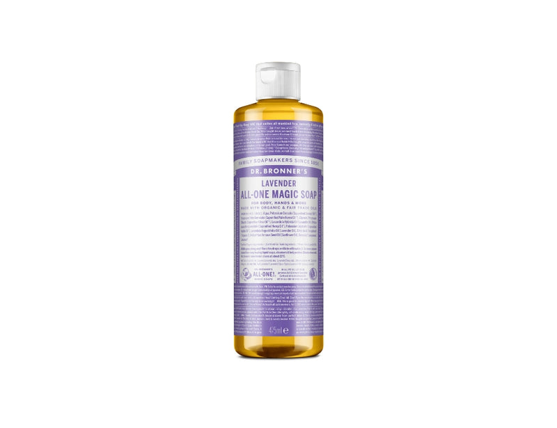 Dr. bronner's vloeibare zeep - pure castile - lavendel - 475 ml