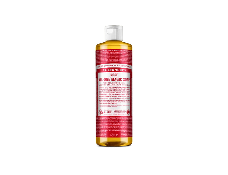 Dottore Bronner's Liquid Soap Pure Castile Roos 475 ml