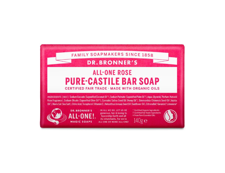 Dottore Bronner's Soap Block Pure Castile Roos